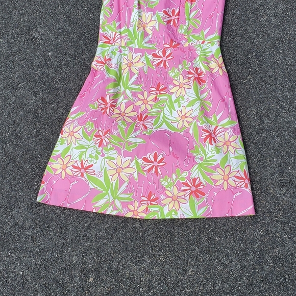 Lilly Pulitzer spaghetti floral elephants sundress - Picture 4 of 16